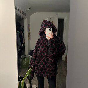 Levi's Oversized Sherpa Pattern Hoodie